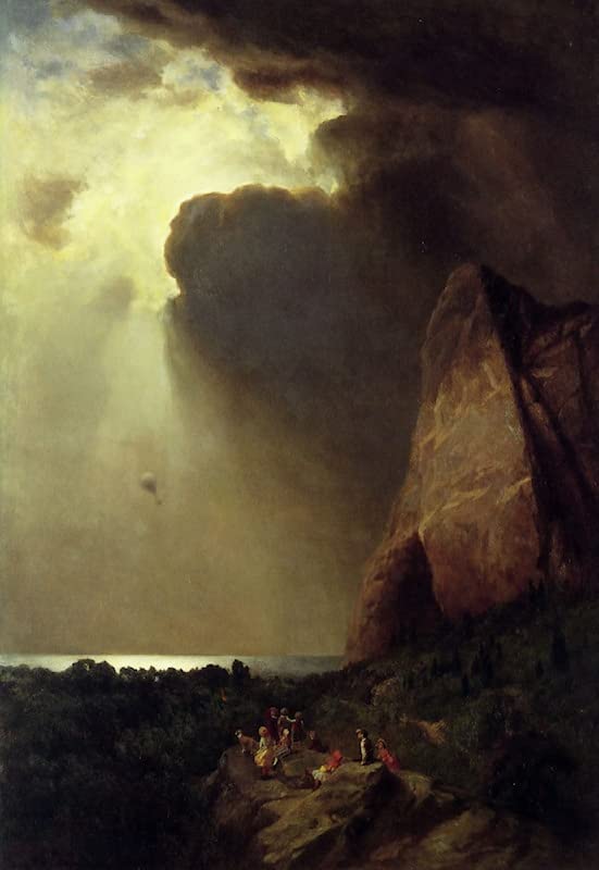 Pintura murales decor en lienzo de El globo perdido de William Beard, cuadro vintage de 60x90cm