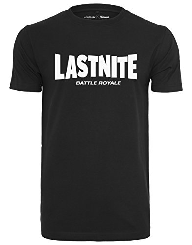 Mister té (misuq) Hombre Battle Royal tee  Camiseta, Hombre, MT751, Negro, Medium