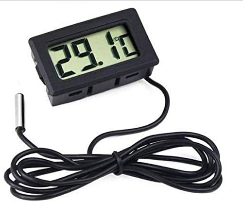 UG LAND INDIA Mini LCD Digital Thermometer Sensor Wired for Room Temperaure/Fridges/Indoor/Outdoor Portable Pocket LCD Electronic Temperature Meter