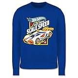 Hot Wheels hoody: In der Farbe Royalblau und Größe 128 (7/8 Jahre) genau das, was Sie gesucht haben Das witzige Motiv passt perfekt zum Thema Hot Wheels, Autos oder Auto-Rennen und ist eine tolle Geschenk-Idee von den Eltern. der Hot Wheels-Look macht den Aufdruck zu etwas ganz Besonderem