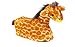 9029-2 - Giraffe - Medium - Happy Feet Animal Slippers