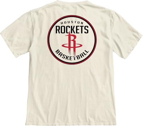 Image of Blue 84 NBA Unisex-Adult NBA Officially Licensed T-Shirt Ringspun Front /Back Ivory