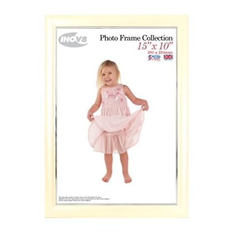 Inov8 Framing PFES-MEYE-1510 15 x 10-Inch Metro Single British Made Picture/Photo Frame, 9 x 12 x 16 cm, Yellow Cover
