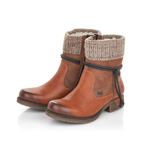 Rieker Fee 88 Womens Boot 41 M Eu Tan #TOP4