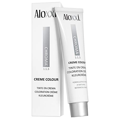Aloxxi Chroma Permanent Hair Colour - Color Hair Creme for Grey & White Hair Coverage & Conditioning - Ammonia Free Hair Color for Long Lasting Shine – Refreshes Color Fade- GEMS G