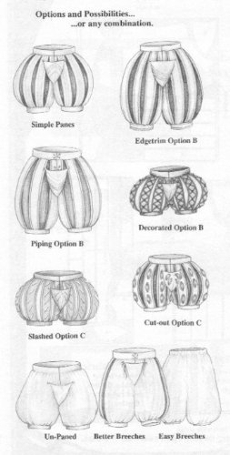 Medieval And Renaissance Paned Slops And Breeches Pattern #TOP1