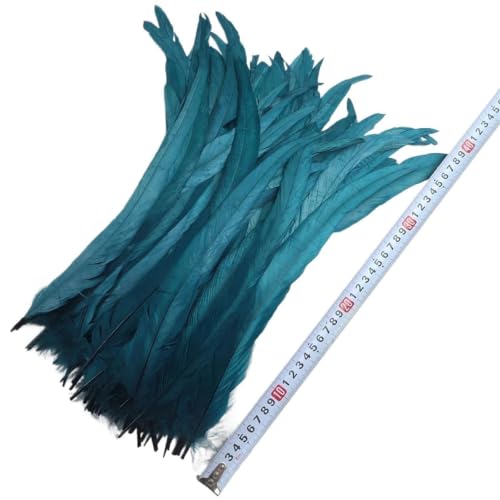 Decorative Feathers Rooster Tail Feathers 50PCS 35-40CM Natural
