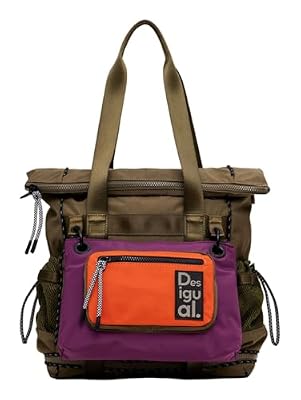 Desigual Accessories - Zaino in nylon Big Accessories in nylon, verde, taglia unica