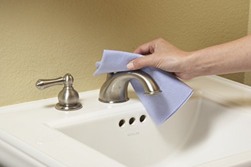 The Original Shamwow Mini - Super Absorbent Multi-Purpose Cleaning Shammy Chamois Towel Cloth - Holds 10X Its Weight In Liquid - Machine Washable - Will Not Scratch (4 Pack, Blue) #TOP3