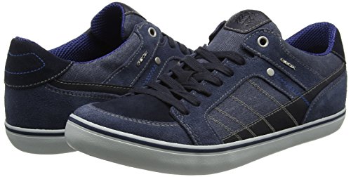 Geox U Box F, Scarpe da Ginnastica Basse Uomo, Blu...