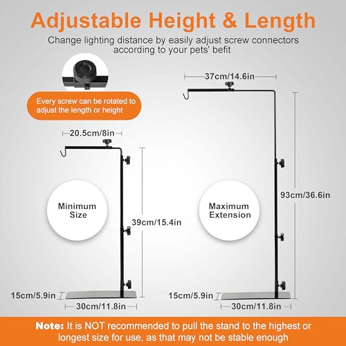 Support de lampe pour terrarium idéal pour optimiser l'éclairage reptile