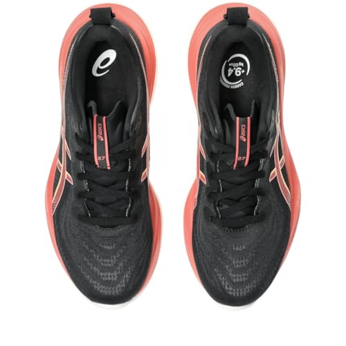 ASICS ASICS Women's Gel-Cumulus 27 Running Shoes, 8.5, Black/Orange Glow