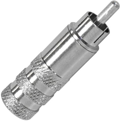 Seismic Audio SAPT244 Long Body Only Nickel Plated RCA Connector Cover