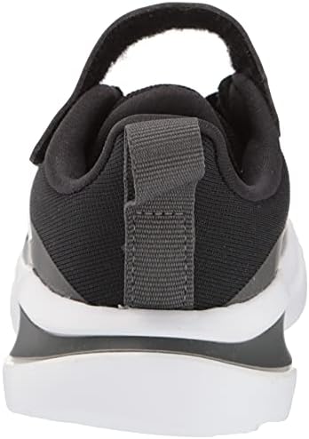 adidas Kids Fortarun Elastic Running Shoe, Black/White/Grey, 5 US Unisex Toddler | Image 2