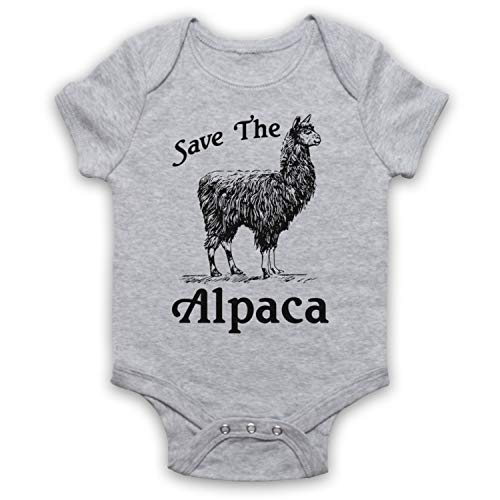 Save The Alpaca vêtement bébé à boutons pressions renforcés