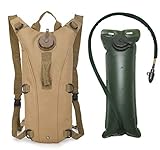 Idefair Mochila de hidratación, Mochila de Agua con vejiga de Agua de 3L Mochila de Senderismo Ligera Mochila de hidratación Chaleco para Ciclismo Correr Esquí Camping Escalada