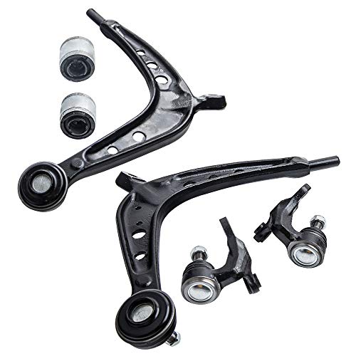 maXpeedingrods Kit de suspensão de 6 peças, braço de controle com junta esférica para BMW E46 3Serie