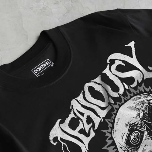 Image of DopeSkill Halloween Graphic Tee Streetwear Hip Hop Hypebeast Unisex T-Shirt Sneaker Colour Matching Shirts Spooky Graphic