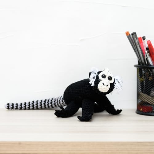 Sagui Grande em amigurumi