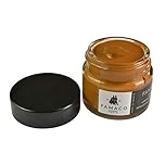 Famaco Leather Repair & Dye Cream 15ml | Self Seal Colourant for Quick Scratch Repairs & Re-Colouring | Suitable for Most Leather Items from Footwear to Upholstery (Tan Caramel Porc)