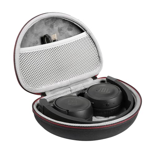 Hard Case for JBL T450BT/500BT, Lightweight Bag for Headphones, Portable Travel Bag, for Foldable Bluetooth Headphones, Wireless on-ear Headphones (Black)