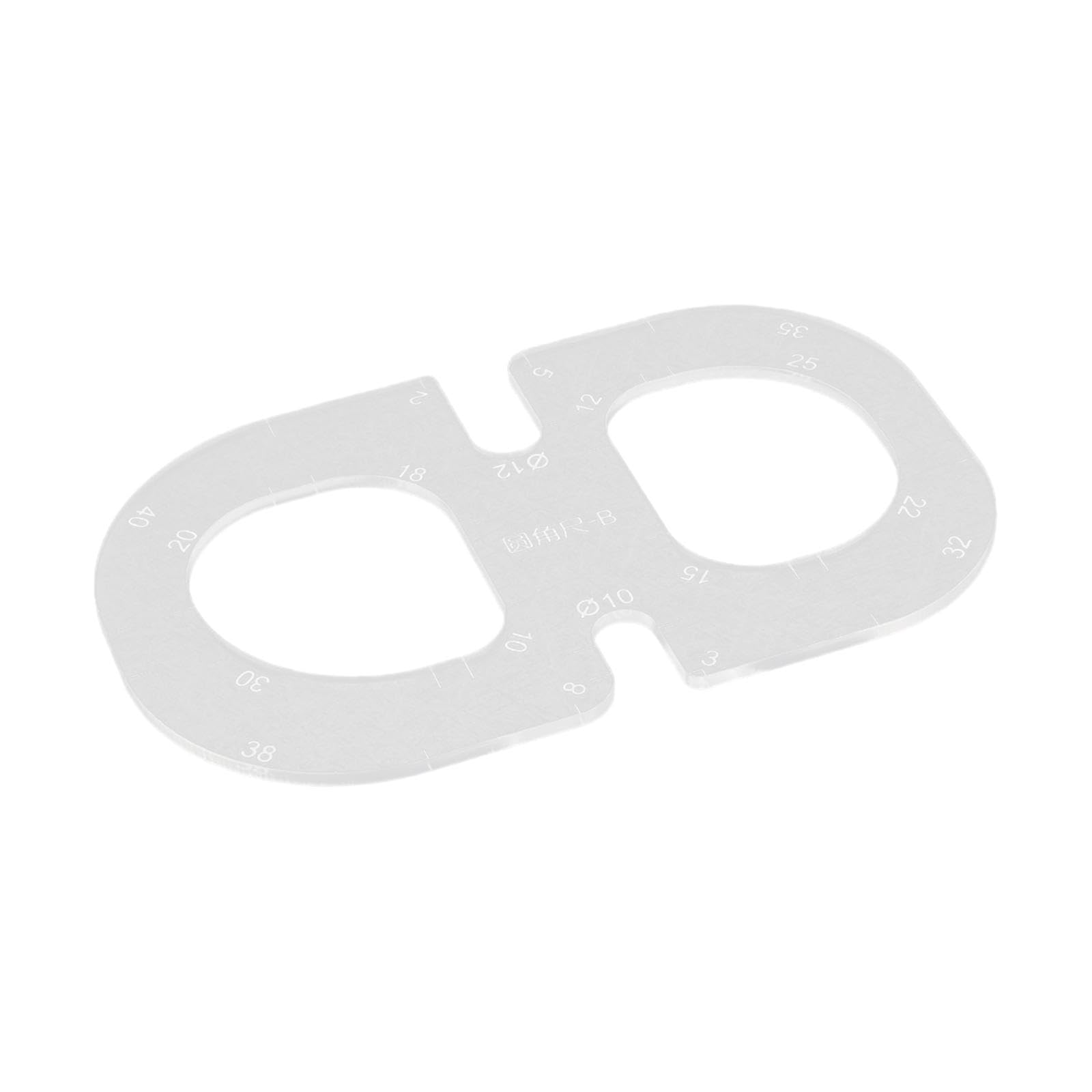 Bnf® Round Corner Stitching Ruler Stencil for Leather Craft Women's Handbag Adult 14.5cmx9cmx0.4cm|Crafts|Leathercrafts|Leathercraft Tools|Leather Measuring Tools-picture-33