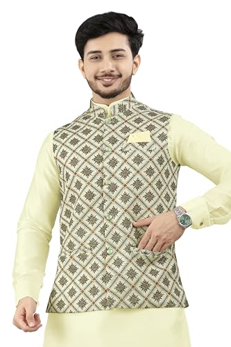 Image of Trustous Traditional Men's Kurta Koti Set (3 PCS SET)