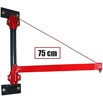 Crossfer Swivel Arm Wall Mount 1000 kg Wall Mounting Package for Winch Pulley