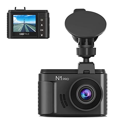 Vantrue N1 Pro Mini Dash Cam Full HD 1920x1080P Car Dash Camera 1.5 inch 160 Degree DashCam with Sony Night Vision Sensor, 24 Hours Parking Mode, Motion Sensor, Collision Detection, Support 256GB Max