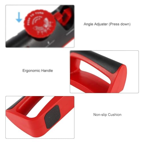 Couteau et aiguillon à ciseaux réglables avec bouton de réglage d'angle précis