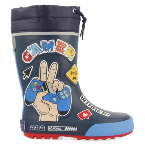 Bottes en Caoutchouc Gioseppo Bussende pour Enfant à Patchs Gamer - 2