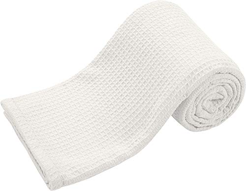 Bed Bath & Home 100% Cotton King Size Waffle Weave Blankets Soft Cozy