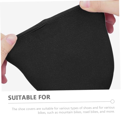 Cubiertas para zapatillas de ciclismo Outanaya, protección térmica y cortaviento para clima frío, cubrebotas antideslizantes para bicicletas de montaña y carretera, diseño suave y duradero para hombres y mujeres miniatura 4