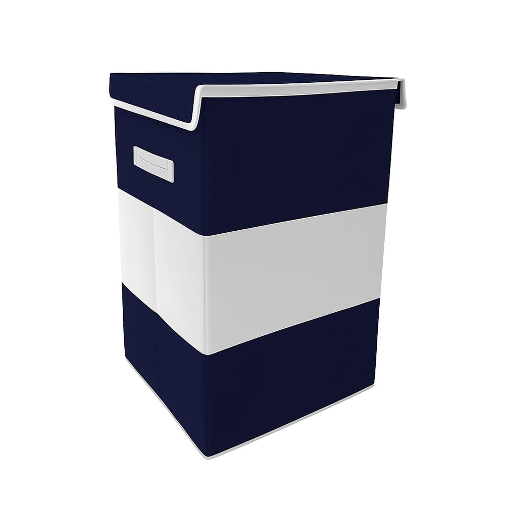Premium Foldable Laundry Basket for Clothes with Lid & Handles – Large Capacity Clothes Storage Basket Hamper for Home, Bedroom & Bathroom, Clothes, Kids Toys, Home Organization-image-38