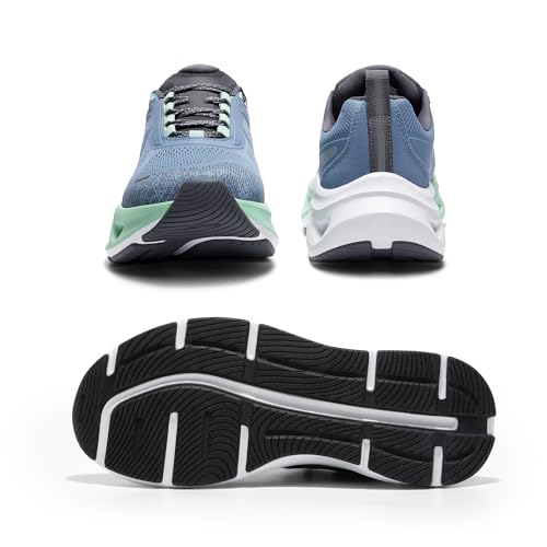 NORTIV 8 NORTIV 8 Men's Comfortable Walking Shoes MovePropel Athletic Breathable Gym Workout Tennis Jogging Cross Training Non Slip Fashion Running Sneakers,Size 10,Blue,SNWS247M
