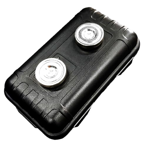 GIONAR Soporte oculto para llaves, caja de almacenamiento magnética para debajo del coche, caja de almacenamiento magnética, soporte para caja de llaves, caja de almacenamiento magnética impermeable