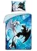 Halantex Dragons Kinderbettwäsche How to Train Your Dragons Baumwolle, Bettbezug 140x200 cm + Kissenbezug 70x90 cm