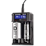 XTAR SV2 Smart Digital Battery Charger Li-ion Ni-MH 16340 18650 26650 AA AAA C D