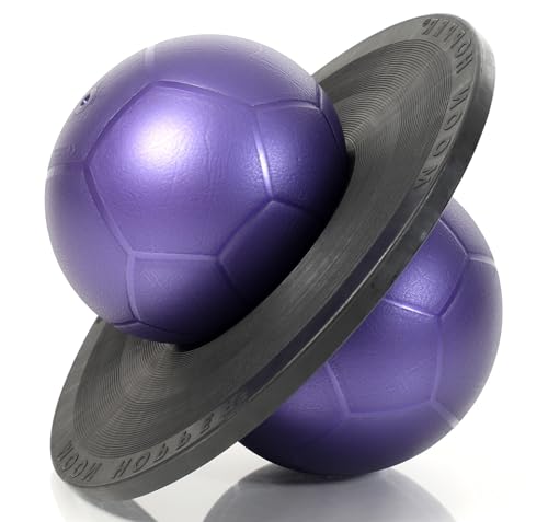 Togu Moonhopper Sport Hüpfball Lila und Schwarz Belastbar bis 110kg