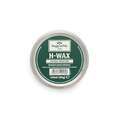 Hoggs of Fife H-WAX DRESSING 100ml TIN NEUTRAL - Protect and reproof your waxed footwear with the Tin.