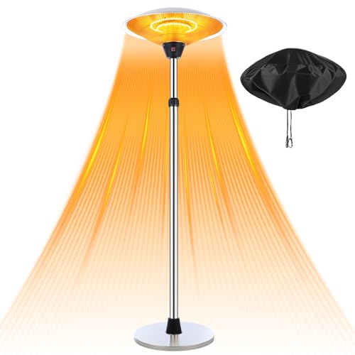 Glooglitter 1500W Outdoor Infrared Patio Heater