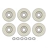 6PCS E Bike Motor Gear Clutch Kit, 31T/35T/36T Planetary Nylon Gears Electric Bicycle Accessories for Bafang Electric Bicycle Motor Metal Solid Gear(36 Teeth) #3