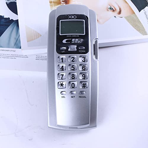 Image of Multipurpose Landline Telephone Corded Phone for Office, School, Home, Bank, Hospital, OHO-308CID Model ID LCD Display Phone (1Pcs)