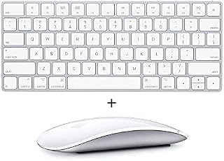 Apple Wireless Keyboard 2 (A1644) & Wireless Magic Mouse 2 (A1657) (Renewed), White