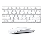 Apple Wireless Keyboard 2 (A1644) & Wireless Magic Mouse 2 (A1657) (Renewed), White