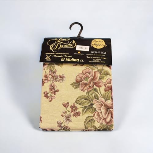 Mercatienda Cortinas Puerta Exterior Calle - Auténtica Alpujarra Jacquard deTravilla 140x260cm - Máxima Resistencia y confeccionada en España. - Jardín de Versalles. (Granate)