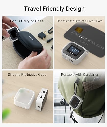 Syntech Airplane Bluetooth Transmitter Receiver For Airpods Or Headphones, Led Display Dual Pairs Low Latency Wireless Bluetooth 5.3 Audio Adapter With Extra Dual 3.5Mm Aux Adapter For Flight Car thumb #3