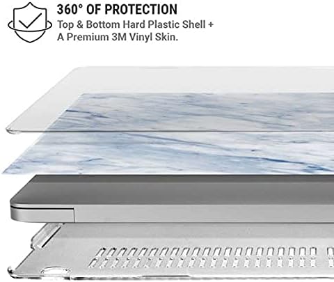Skinit Case + Skin Compatible with MacBook Air 13in M1 (2021) Originally Designed Blue Marble Design