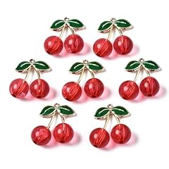 Transparent Cherry Charms_10 pcs