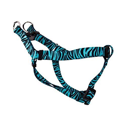 Image of Yellow Dog Design Step-In Harness, Medium, Zebra Teal
